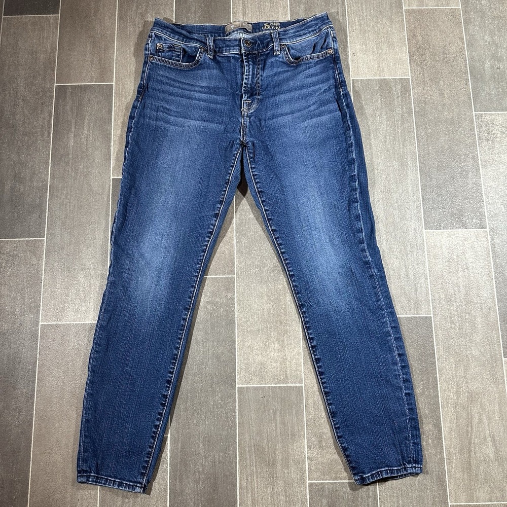 7 For All Mankind Blue Ankle & Cropped Jeans